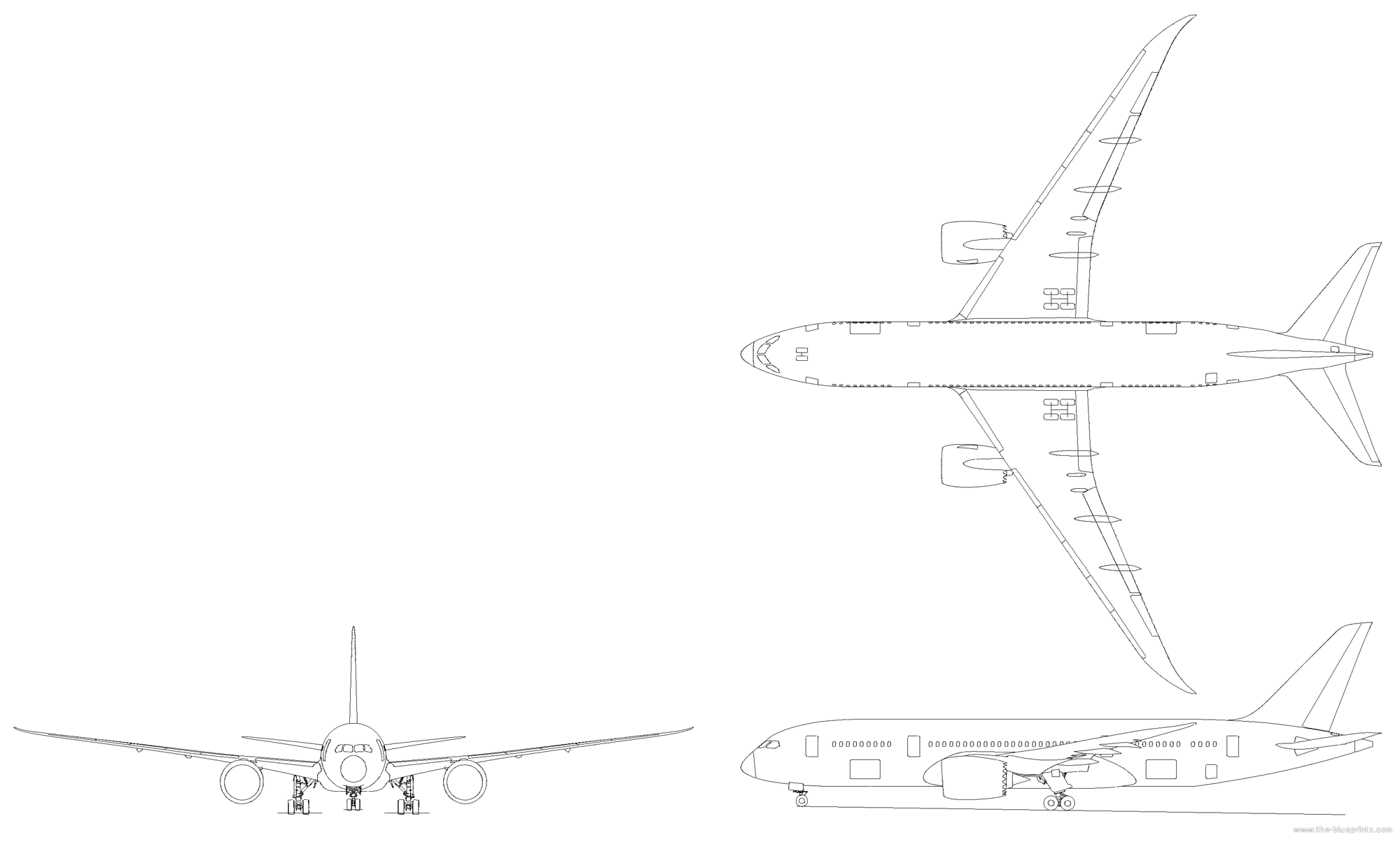 Боинг 787 чертеж