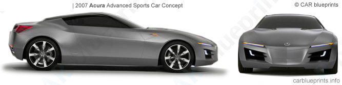 Acura Advanced Sports Car Concept blueprints