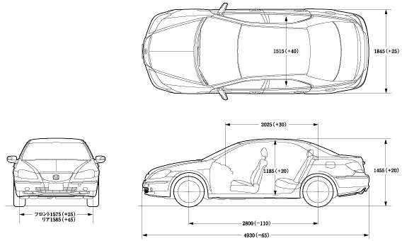 Acura RL blueprints