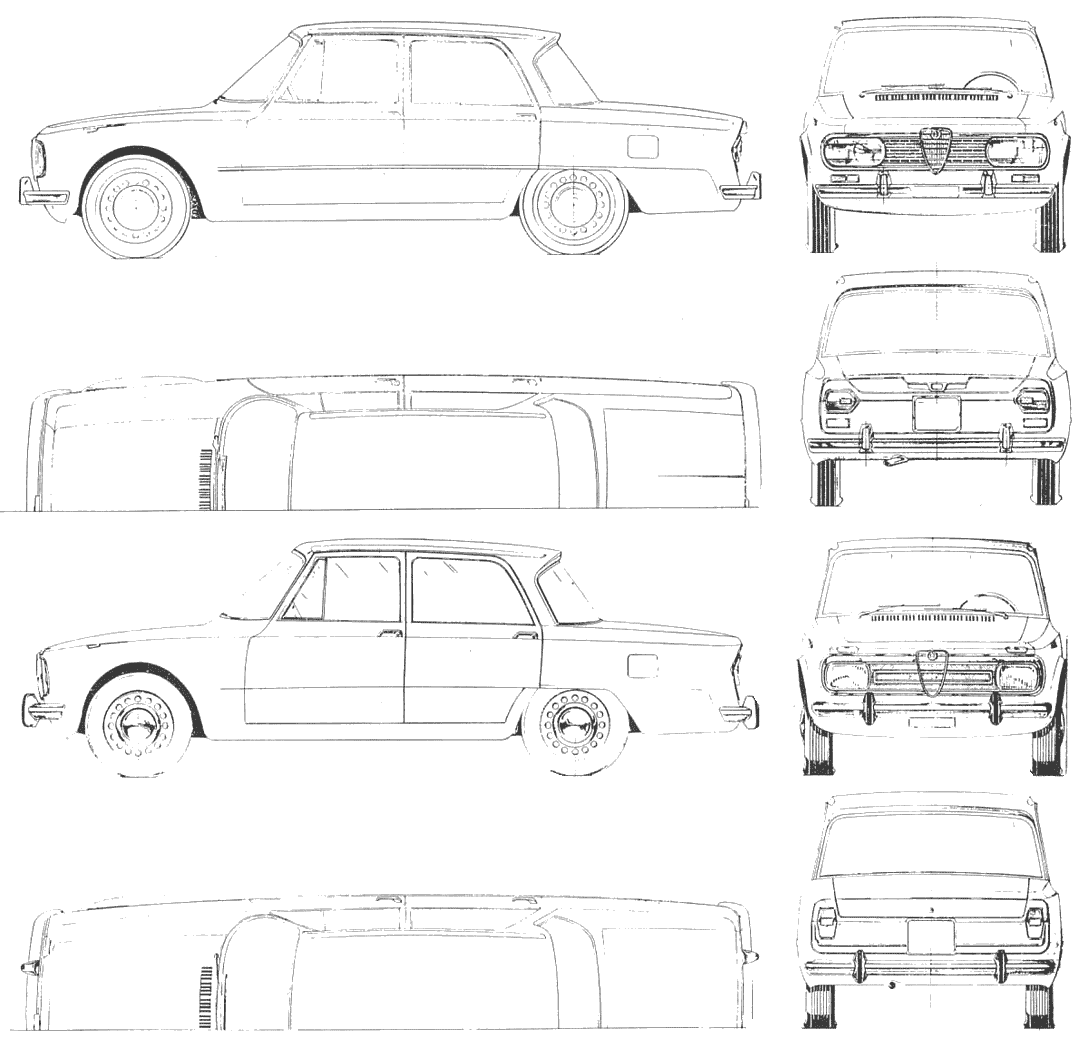 BMW 2002 (1972) Blueprints Vector Drawing 1972 alfa romeo giulia sedan
blueprints free