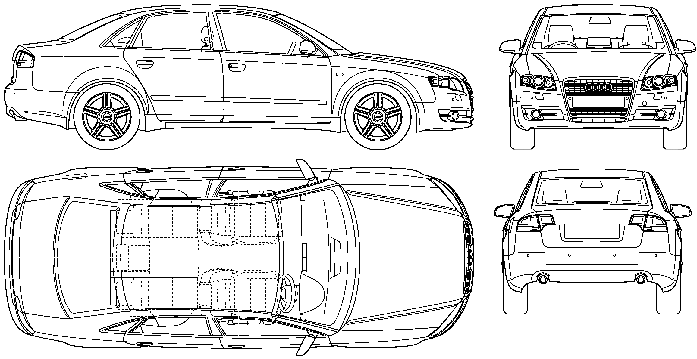 Схема салона автомобиля - 88 фото