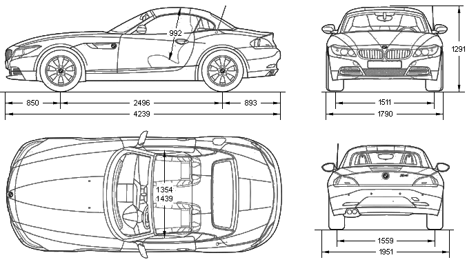 BMW Z4 GT3 (2014) Blueprints Vector Drawing 2009 bmw z4 e89 cabriolet
v3 blueprints free