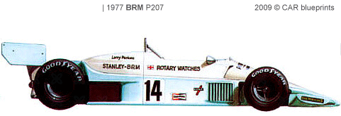 BRM P207 F1 blueprints