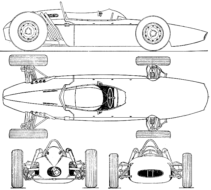 BRM P56 V8 GP blueprints