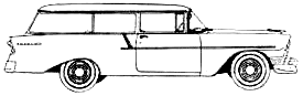 Chevrolet 150 Handyman Station blueprints