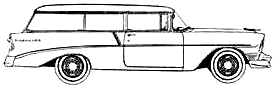 Chevrolet 210 Handyman Station blueprints
