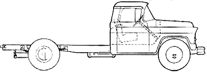 Chevrolet 4400 Chassis blueprints