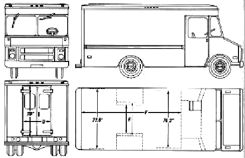 1990 Chevrolet Step Van v2 blueprints 