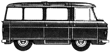 Commer FC Camper Minibus blueprints