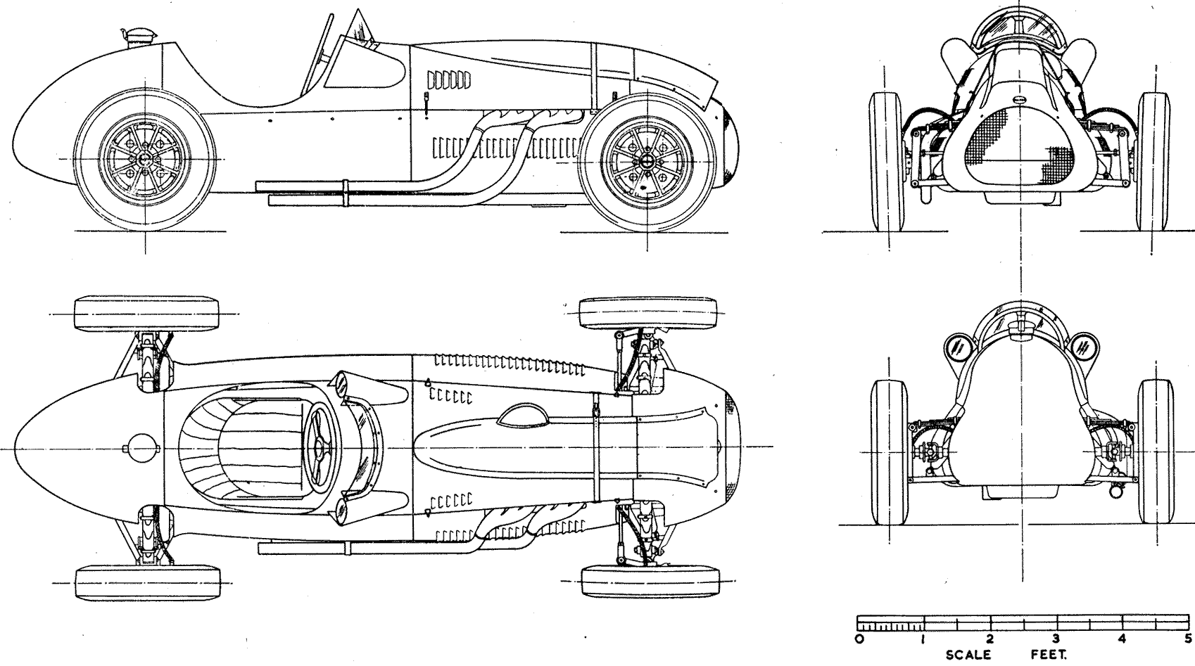 Cooper Bristol F2 blueprints
