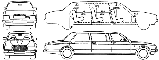 Daimler Eagle V8 blueprints