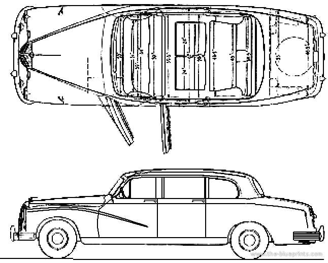 Daimler Majestic Major DR-450 blueprints