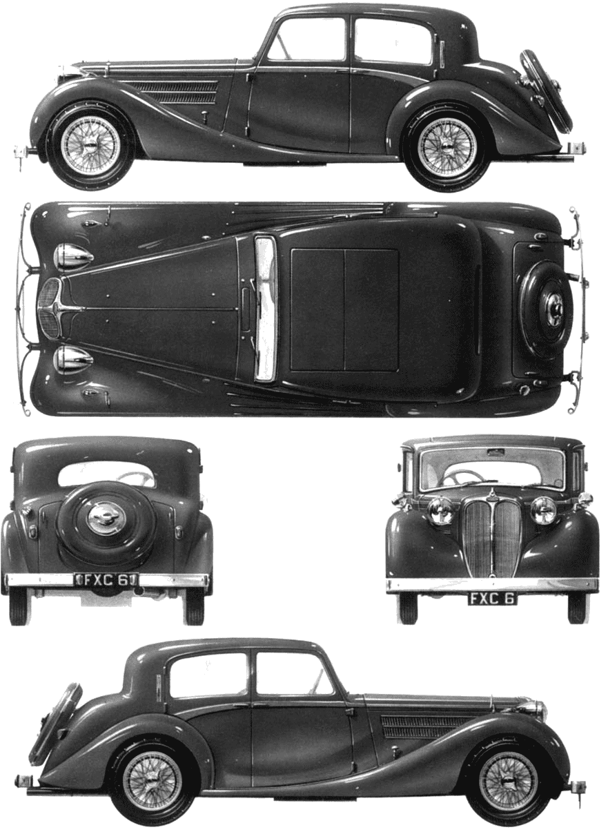 1938 Delahaye 135M 3.5 litre Berline Sedan blueprints free ...