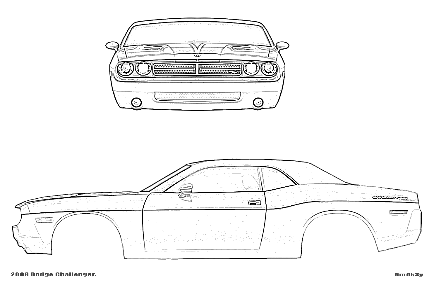 Dimensions Of Dodge Challenger