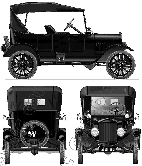 Ford Model T Tourer blueprints. blueprints. 