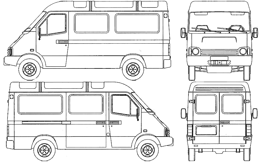 GAZ 3782A Sobol blueprints
