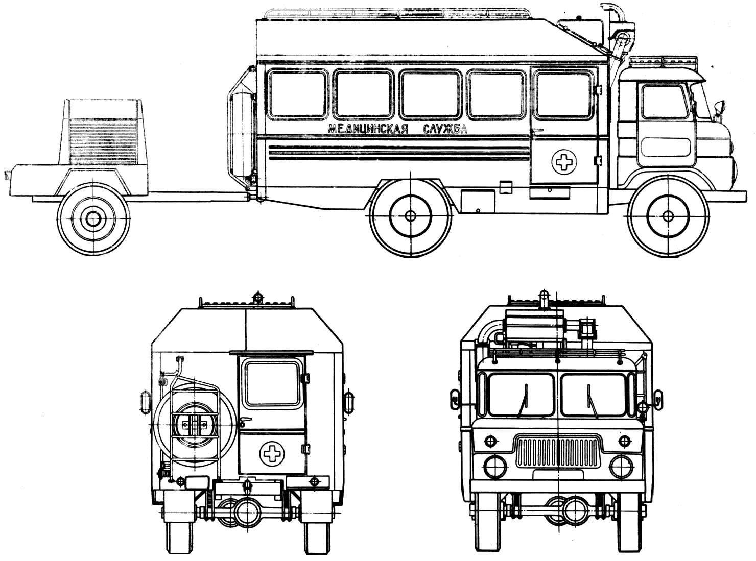 GAZ 3952 blueprints