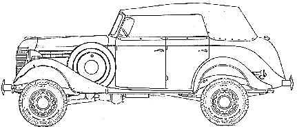 GAZ 61 4x4 blueprints
