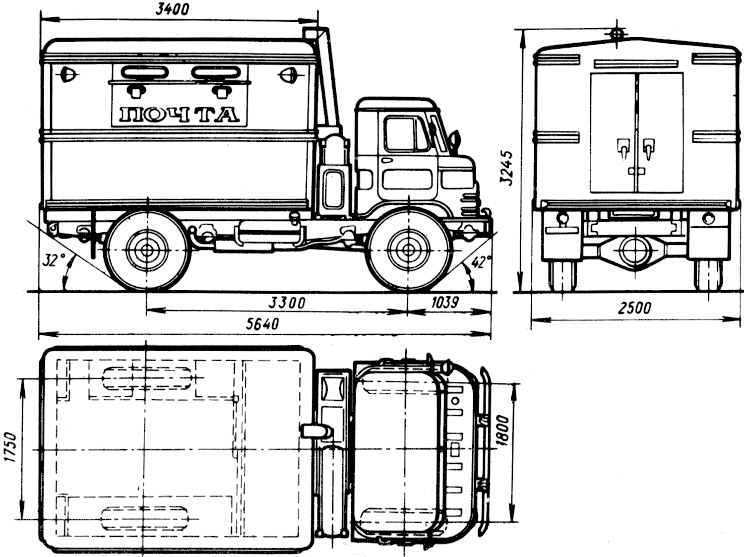 GAZ 66-01 GZSA-731 blueprints