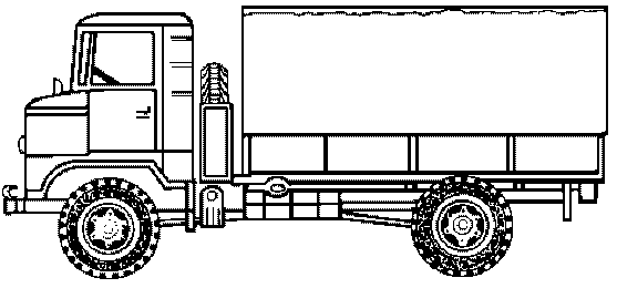 GAZ 66 blueprints