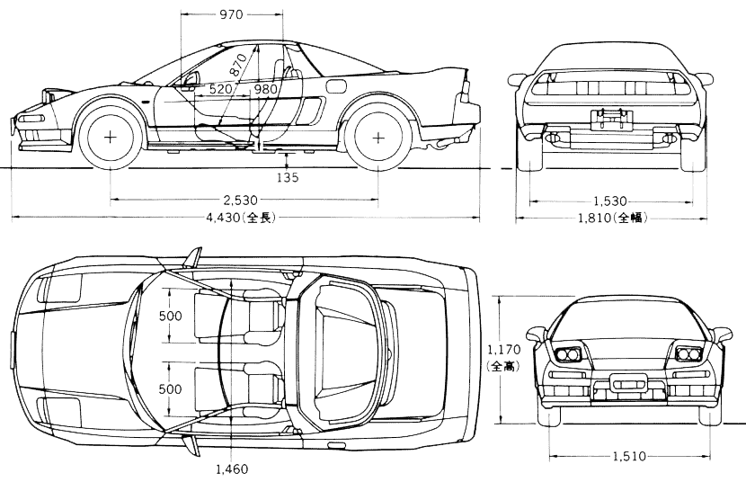 Dimensions of a hot cheap wheels car