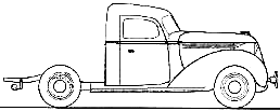 Hudson Cab Chassis blueprints