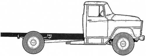 International B-140 4x4 blueprints