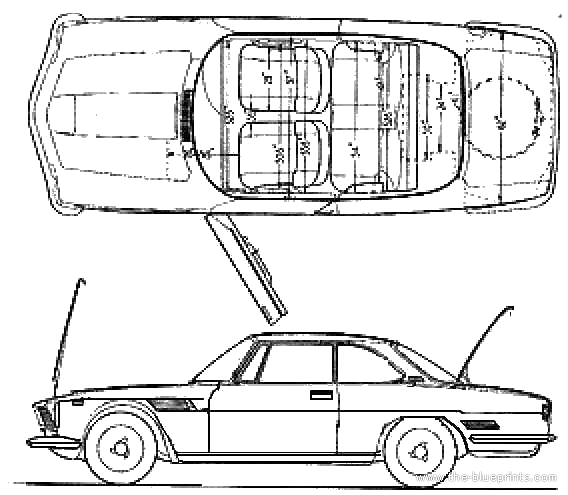 Iso Rivolta IR340 GT blueprints