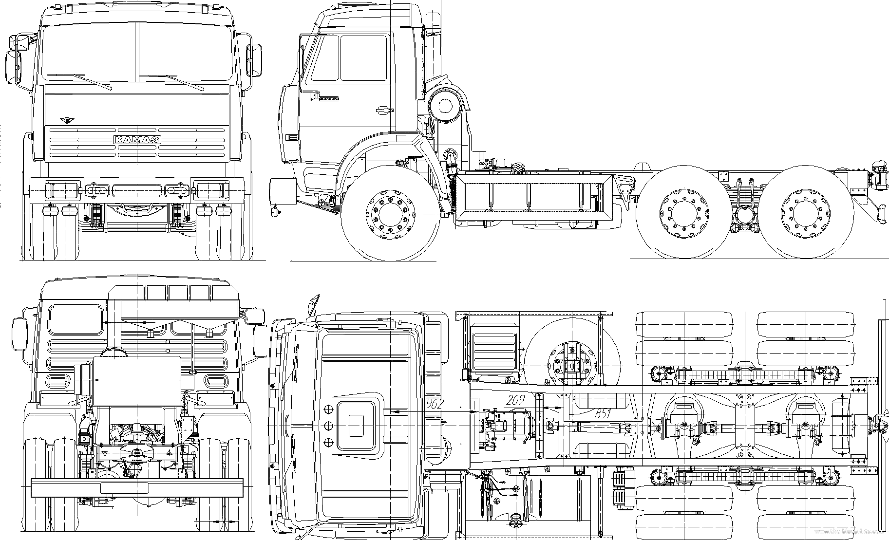 Fuel Truck Blueprints