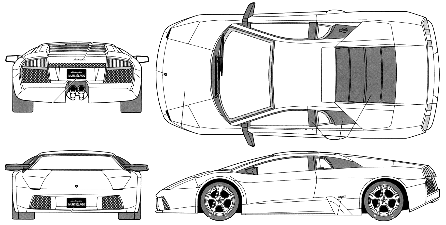 Авто чертежи для моделирования