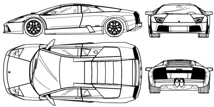 lamborghini murcielago blueprint Lamborghini murcielago blueprints
drawing coupe 2004 draw plans mechanical