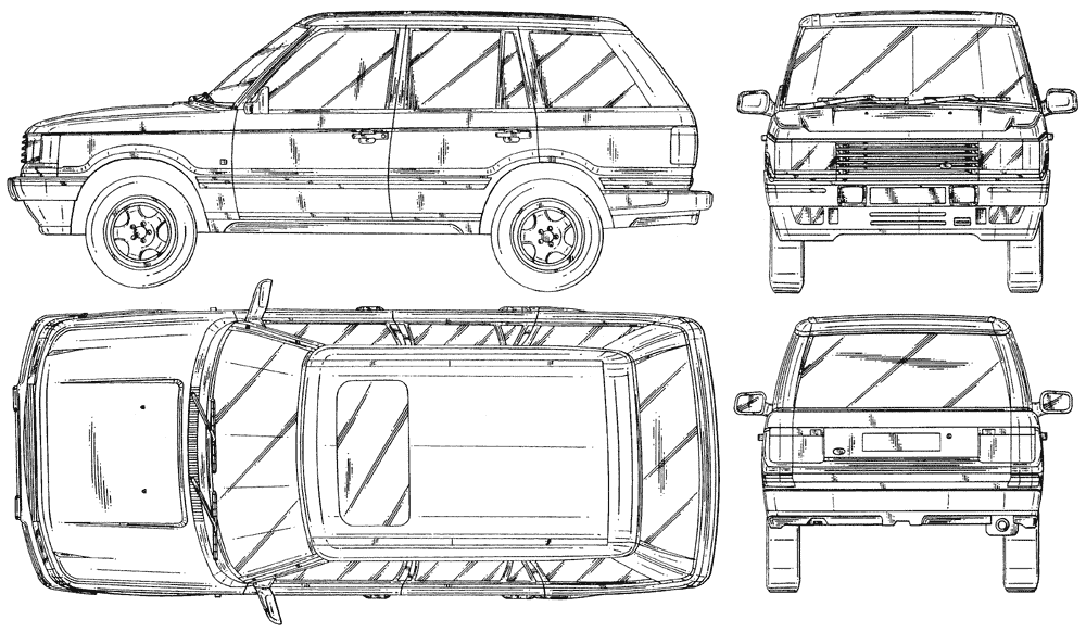 Размер рендж ровер спорт. Land Rover range Rover чертеж. Range Rover 3 Blueprint. Range Rover Sport 2006 чертежи. Габариты ленд Ровер Рендж.