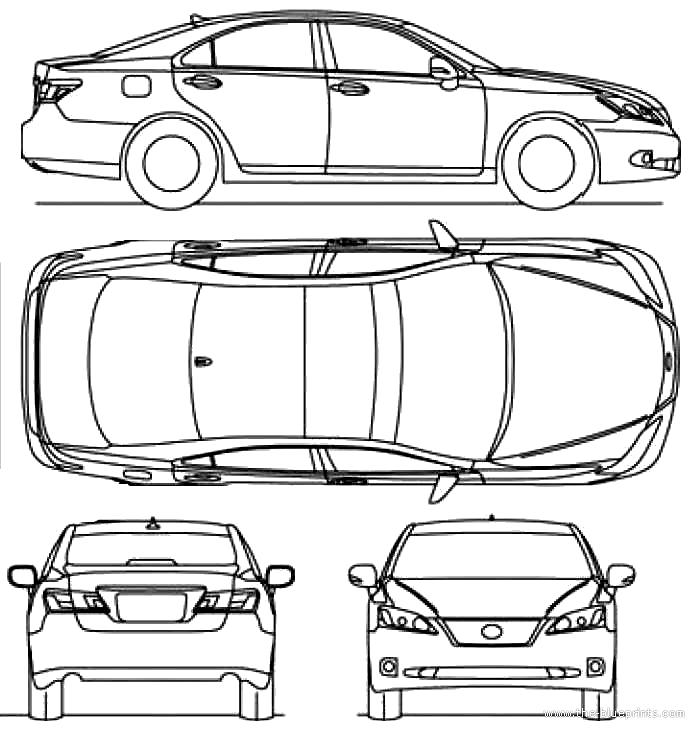 Изображение автомобиля схематическое