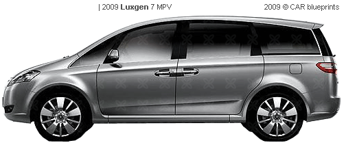 Luxgen 7 MPV blueprints