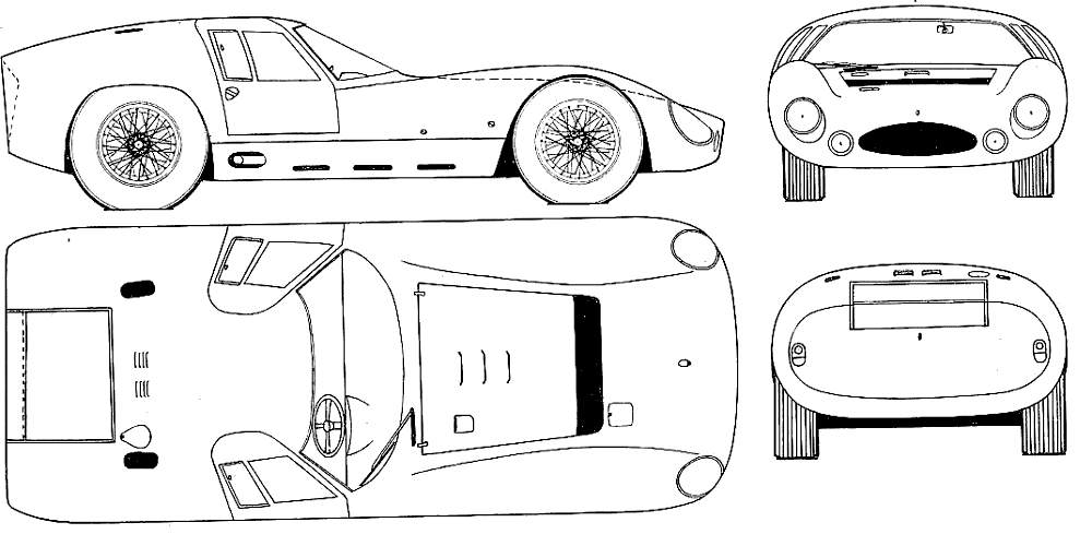 Maserati 152 blueprints