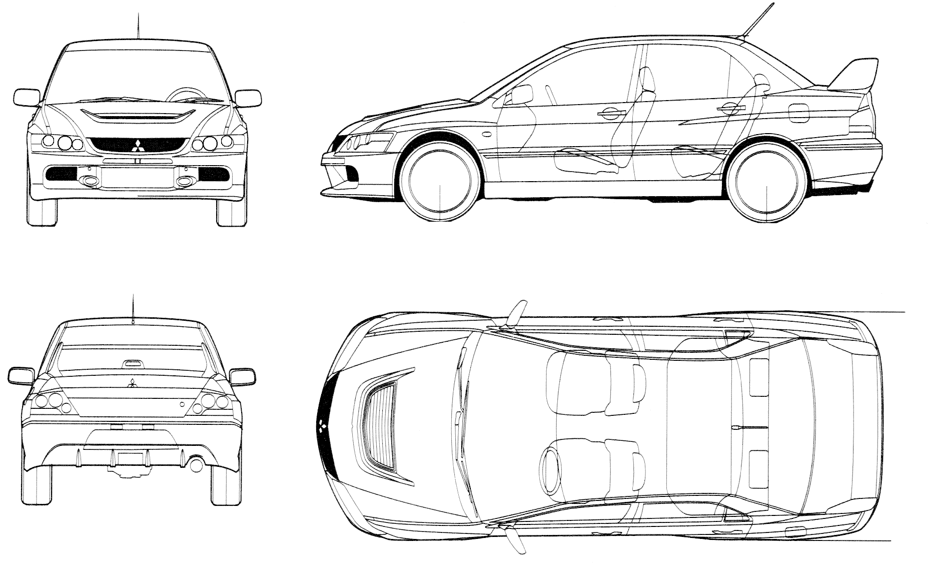 Mitsubishi lancer 9 размеры. Mitsubishi Lancer Evolution чертеж. Mitsubishi Lancer 9 Blueprint. Mitsubishi Lancer Evolution Blueprint. Mitsubishi Lancer IX Blueprint.