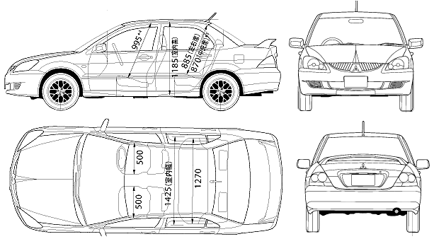 Mitsubishi lancer размеры. Mitsubishi Lancer Evolution IX 2007 чертеж. Mitsubishi Lancer Evolution чертеж. Mitsubishi Lancer Evolution 9 габариты. Чертёж Mitsubishi Lancer EVO 8.