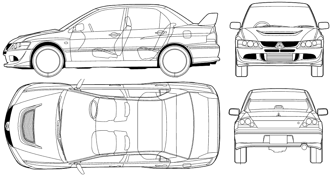 Mitsubishi lancer размеры. Mitsubishi Lancer Evolution чертеж. Mitsubishi Lancer 8 чертеж. Mitsubishi Lancer Evolution IX 2007 чертеж. Mitsubishi Lancer Evolution Blueprint.