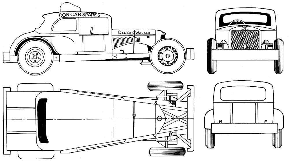 Other A-35 Rocket Stock Car blueprints