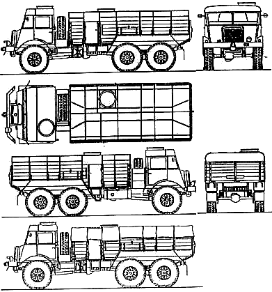 Other AEC 10 t 6x6 Heavy Artillery Tractor blueprints