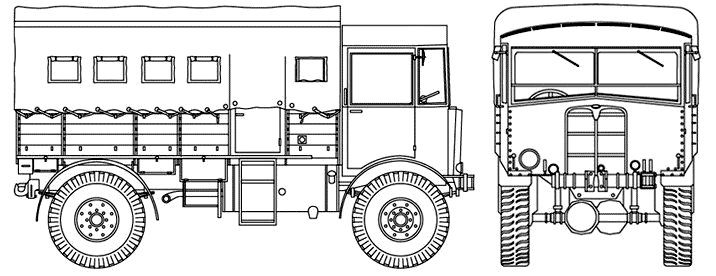 Other AEC Matador 0853 4x4 blueprints