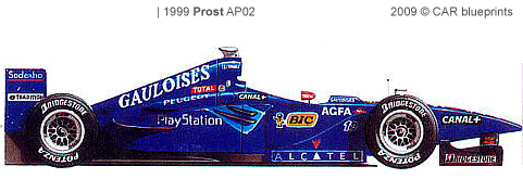 Prost AP02 F1 blueprints