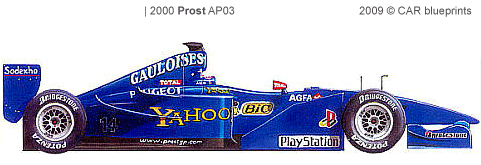 Prost AP03 F1 blueprints