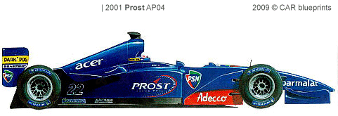 Prost AP04 F1 blueprints