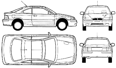 Rover 220 GTi blueprints