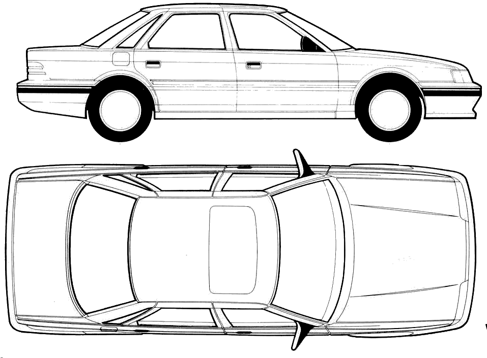 Rover 800 blueprints