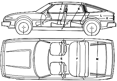 Rover SD1 3500 blueprints