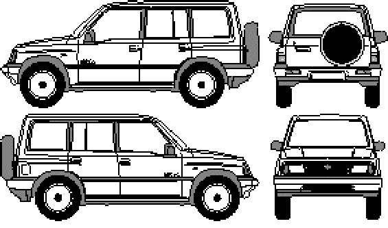 Suzuki Vitara 5-door blueprints