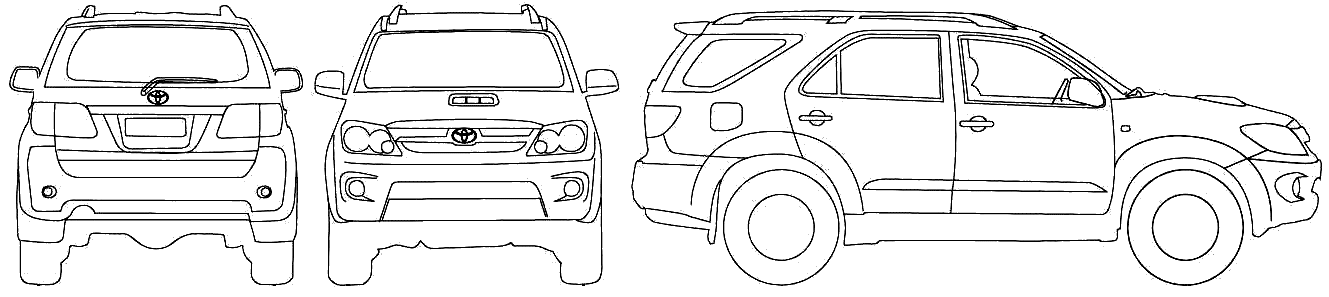 Рисунок рав. Тойота фортунер чертеж. Toyota Fortuner Blueprint. Тойота рав 4 чертеж. Toyota Fortuner 2007.