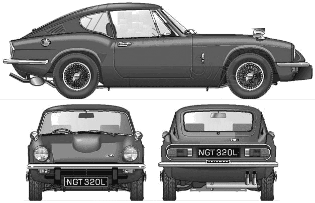 1967-1973 The Complete Official Triumph GT6 GT6 MK III Service manual X120 GT6